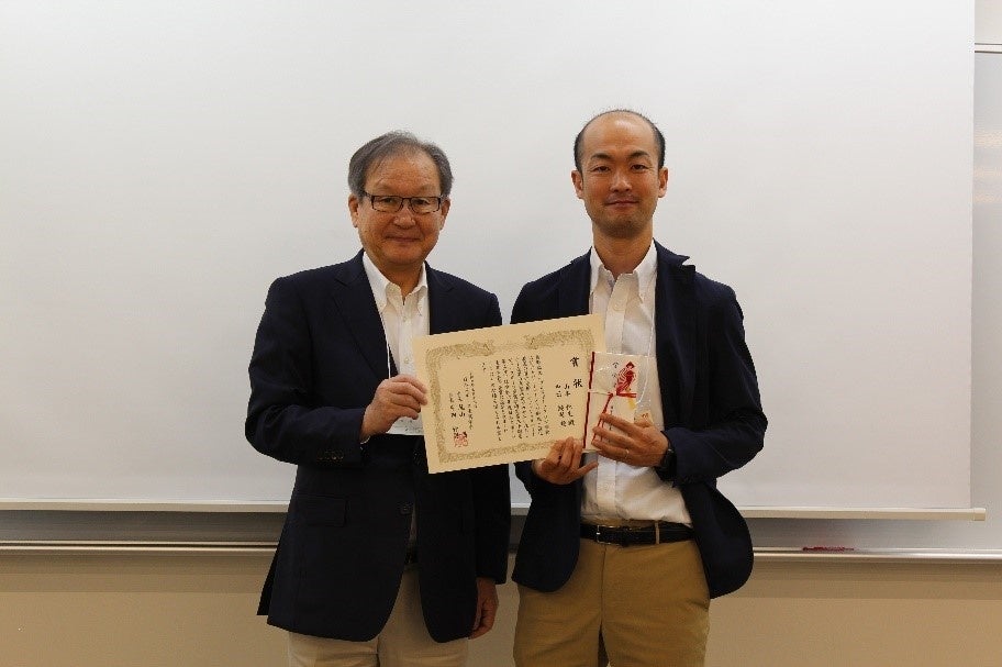日本スポーツ産業学会 尾山基会長と新潟医療福祉大学健康スポーツ学科 山本悦史講師