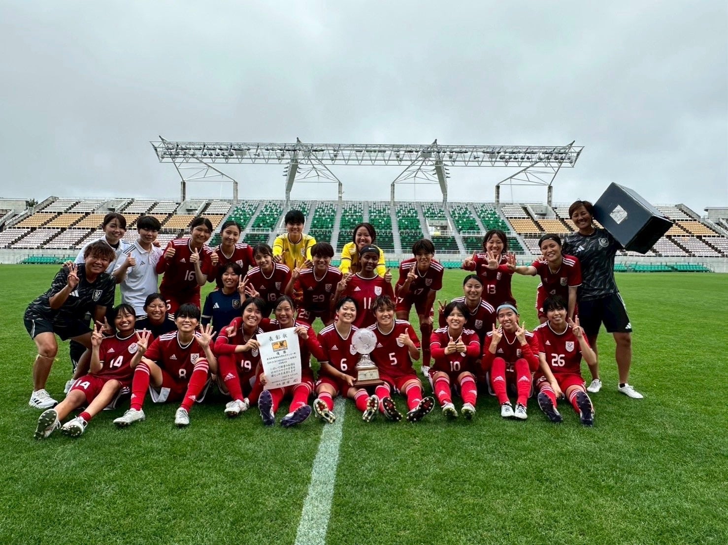 「皇后杯 JFA 第47回全日本女子サッカー選手権大会 北信越大会」で皇后杯本戦の出場権を獲得した新潟新潟医療福祉大学女子サッカー部