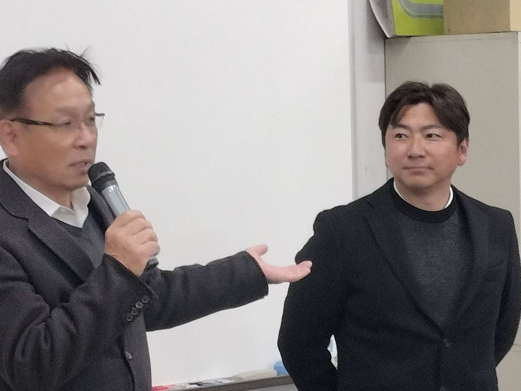 専門学校 新潟国際自動車大学校で特別講演を行うSUPER GTドライバー片岡龍也選手