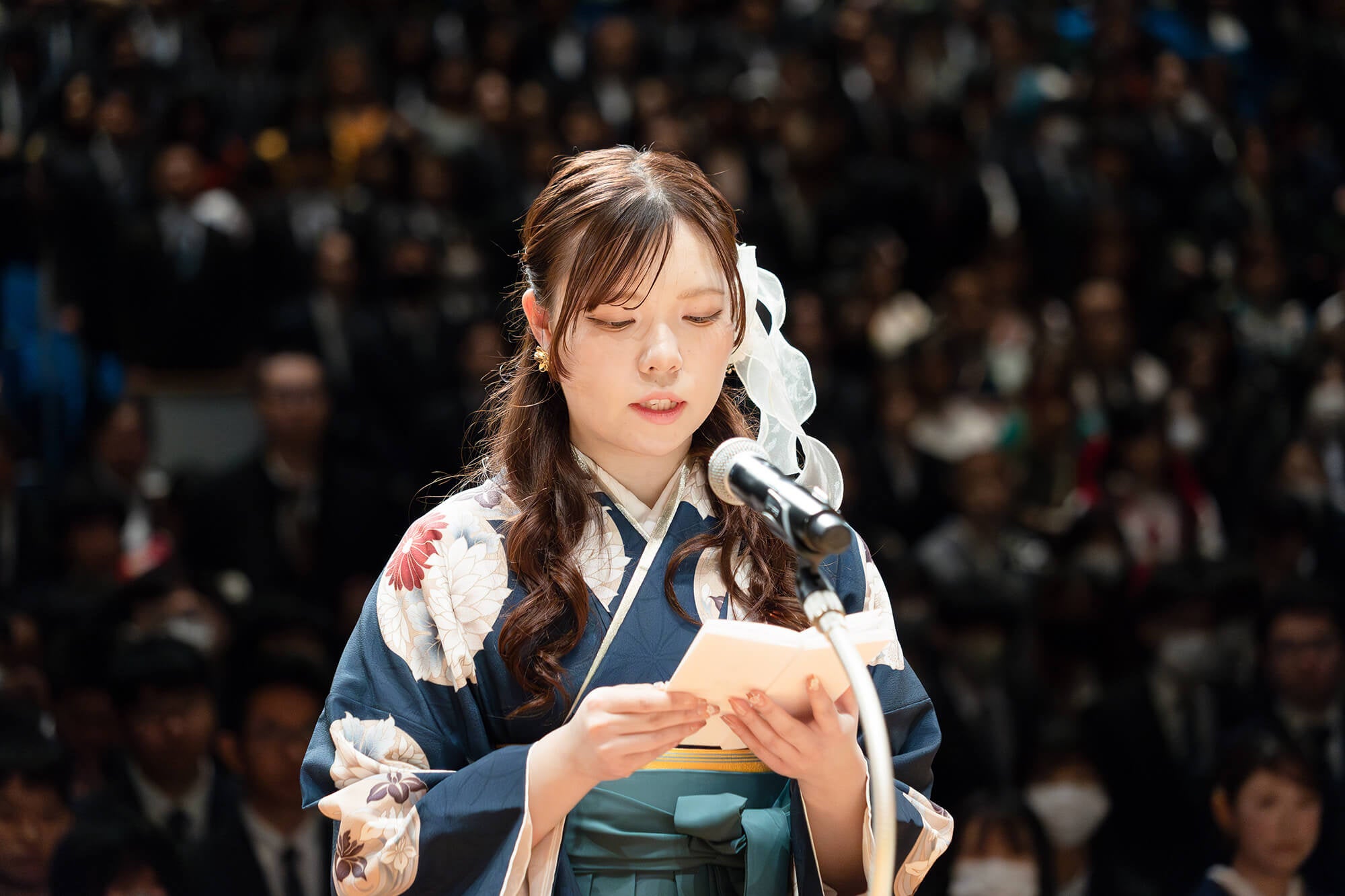 2025年度FSGカレッジリーグ合同卒業式に参加する学生