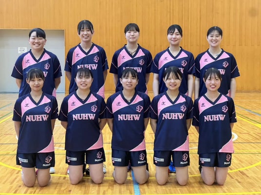 新潟医療福祉大学】卓球女子団体が2年ぶり2回目の全国大会（インカレ