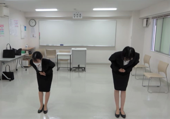 秘書検定1級合格に向けた練習風景