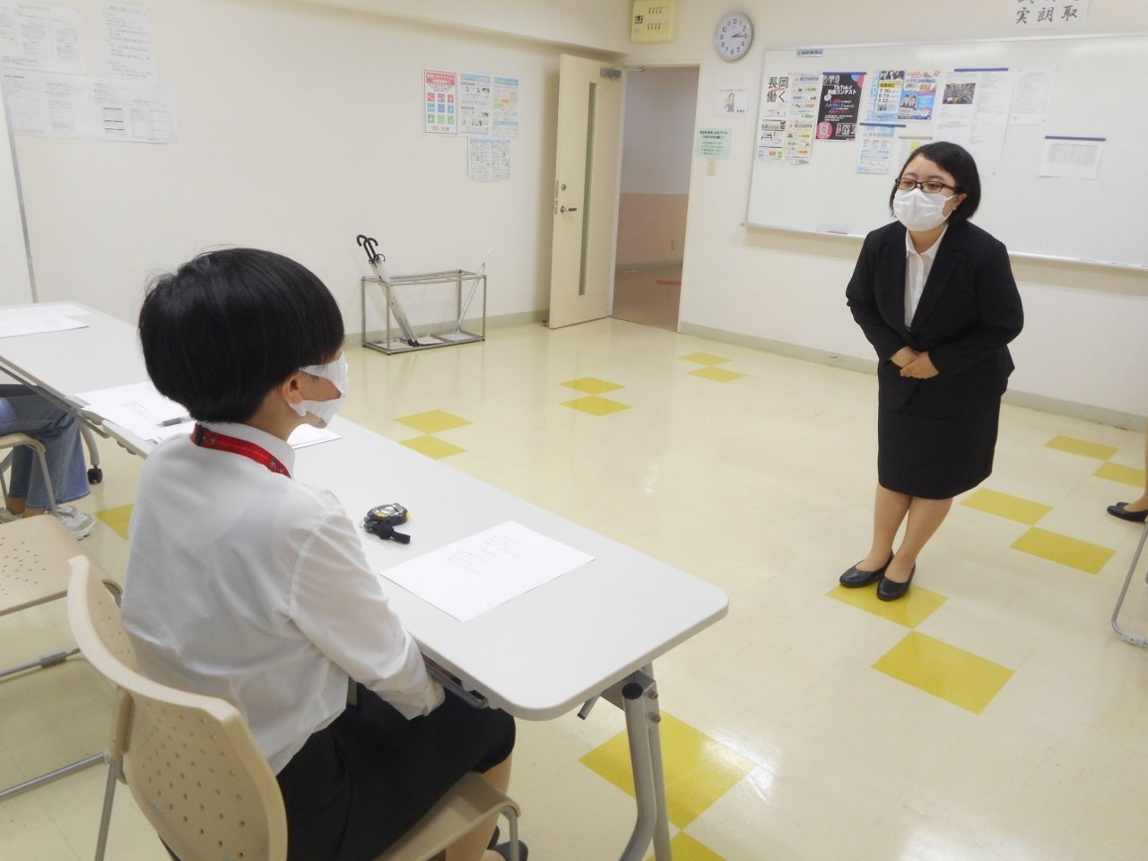 秘書検定1級合格に向けた練習風景