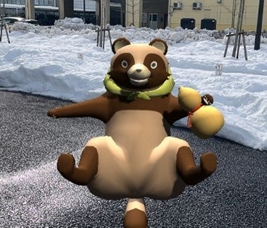 ARコンテンツイメージ例　動物コンテンツ