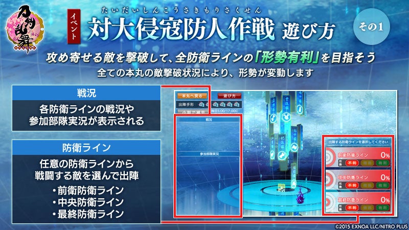 刀剣乱舞 Online 刀剣乱舞 Online Pocket 新イベント 対大侵寇防人作戦 が開催 イベント報酬に新刀剣 男士 七星剣 Cv 川島零士 登場 合同会社exnoaのプレスリリース 刀剣乱舞 Online 刀剣乱舞 Online Pocket 新イベント 対大侵寇防人作戦 が開催 イベント報酬に新刀剣 男士 七星剣 Cv 川島零士 登場 合同会社exnoaのプレスリリース