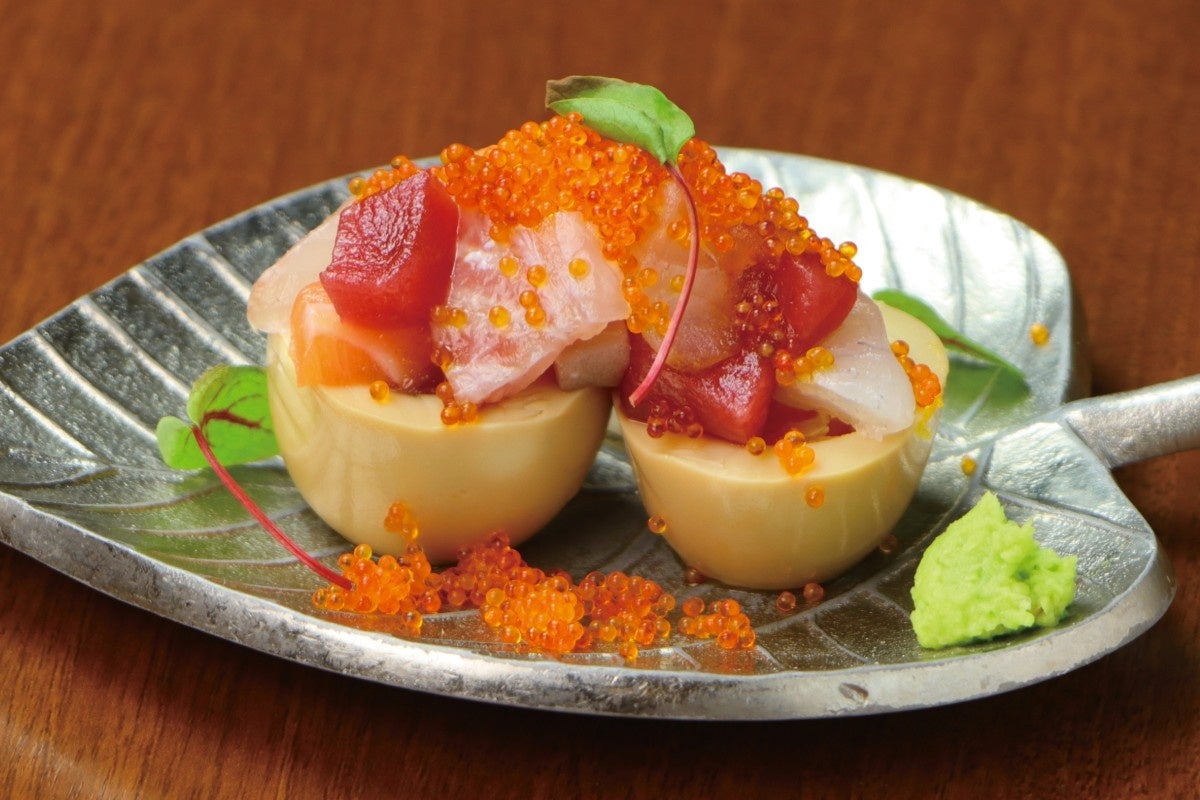 熟成魚の煮卵 580円