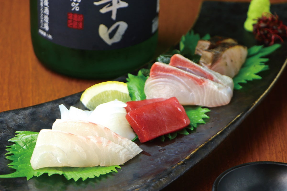 熟成魚お任せ盛り合わせ五種 780円