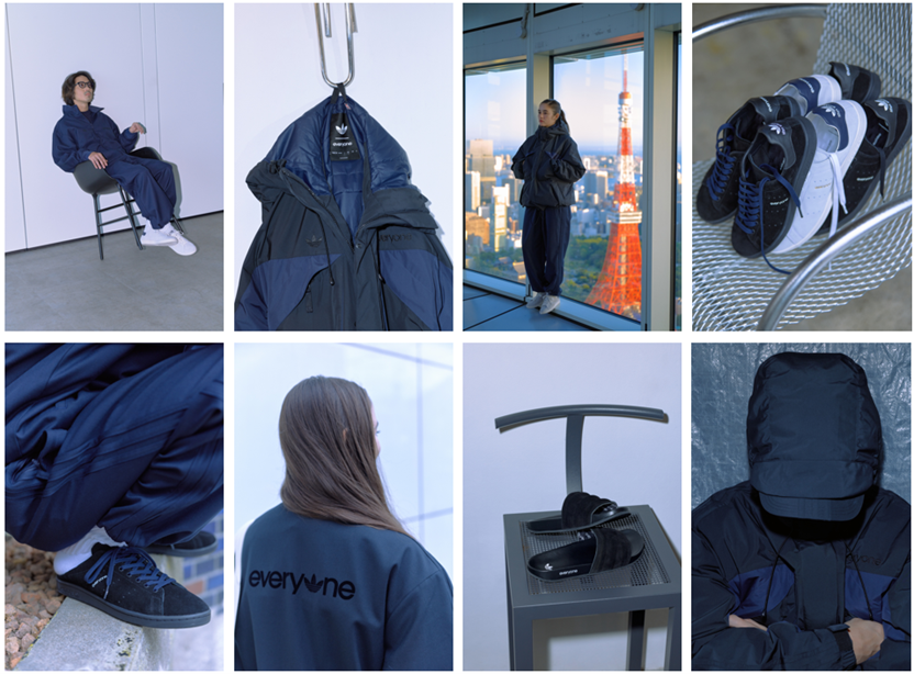 アディダス オリジナルスと everyone による初のコラボレーションを