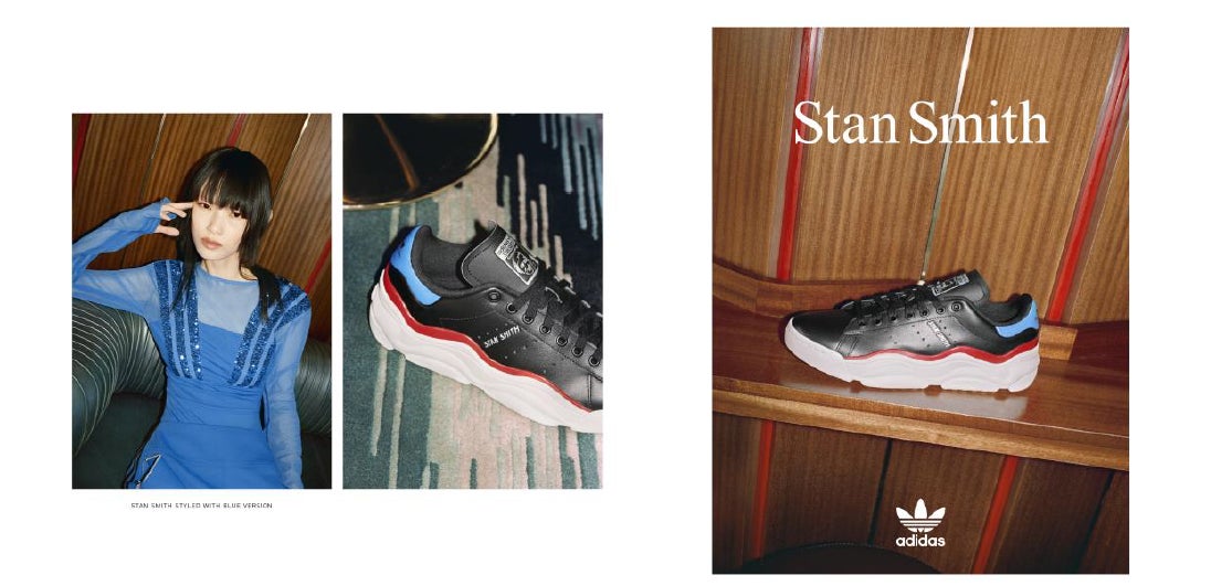 Adidas stan shop smith w blue