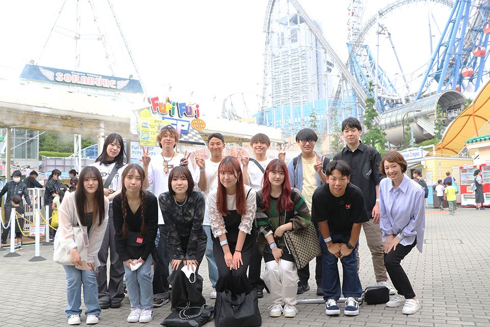 ゼミで東京ドームシティ アトラクションズを視察