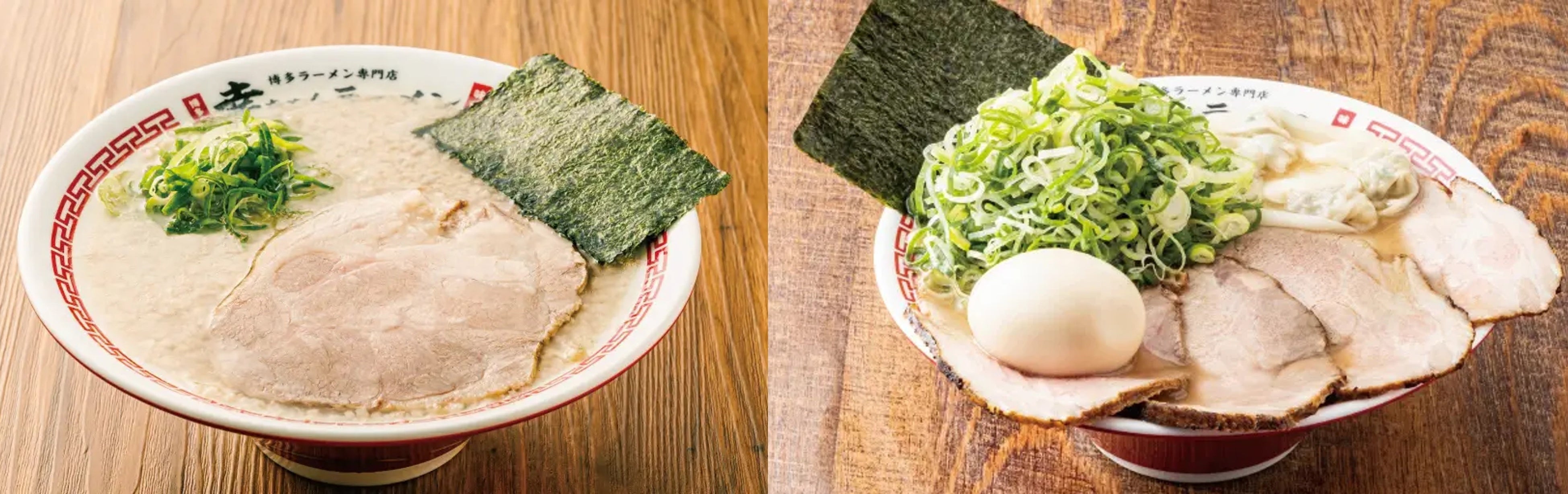 背脂豚骨ラーメン：950円／スペシャルラーメン：1,650円