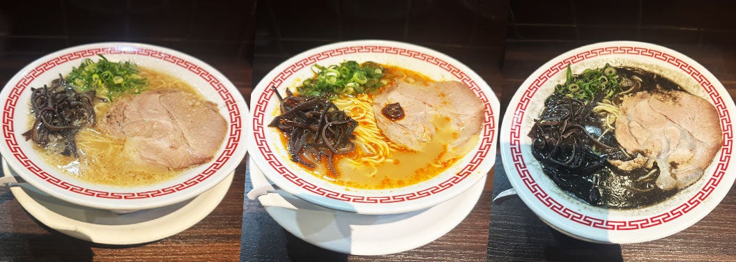 白ラーメン／赤ラーメン／黒ラーメン