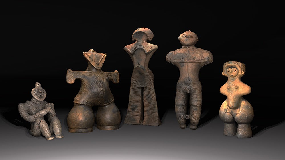 国宝の土偶5体 VR作品『DOGU 美のはじまり』  監修:東京国立博物館 制作:凸版印刷株式会社