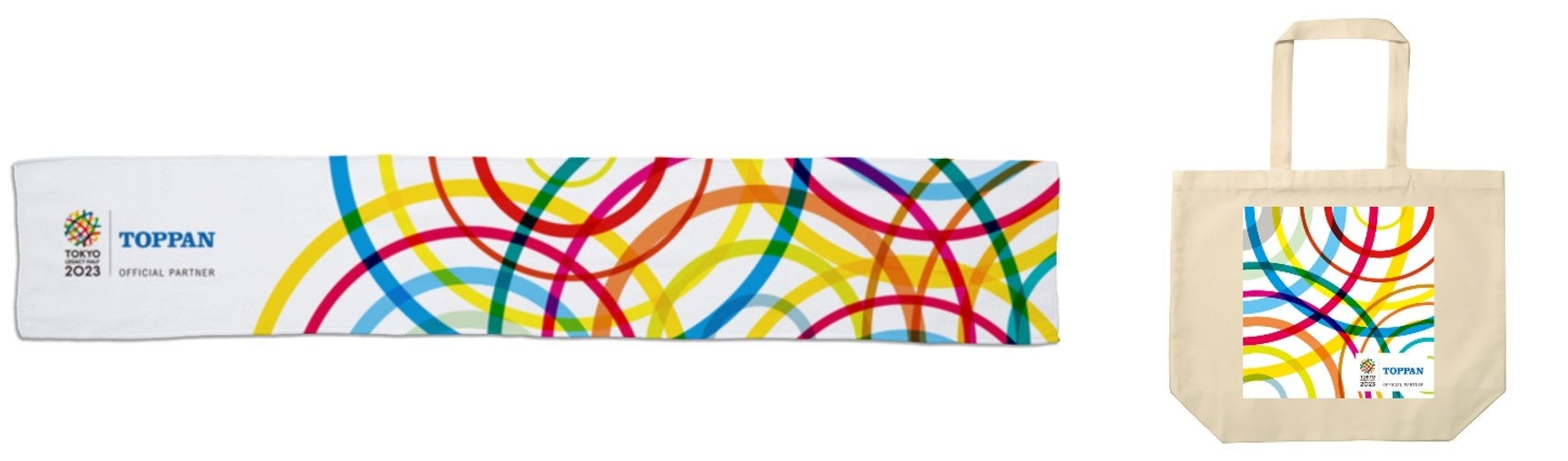 「TOPPAN×レガハ」限定コラボアイテムの一例