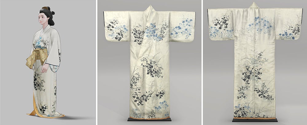 VR作品『冬木小袖 光琳が描いたきもの』 監修:東京国立博物館、文化財活用センター 制作:TOPPAN株式会社