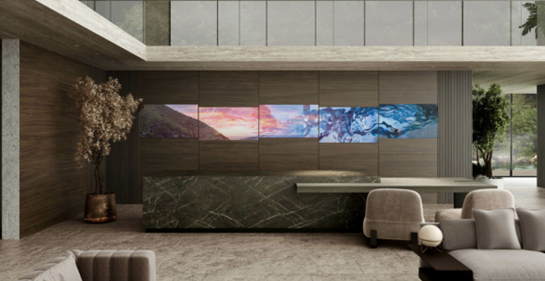 「ダブルビュー®サイネージ」のイメージ&nbsp; © TOPPAN Inc.