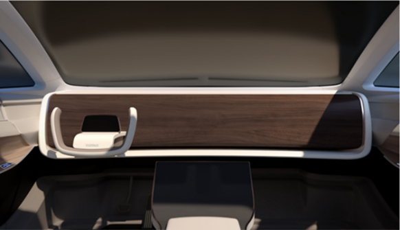 「ダブルビュー®フィルム」の車載用モックアップのイメージ　 © TOPPAN Inc.