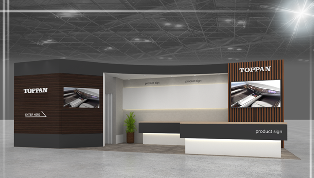 TOPPANブースのイメージ&nbsp; © TOPPAN Inc.