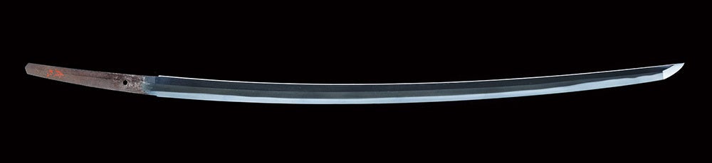 重要文化財　刀 朱銘 義弘／本阿（花押）〈名物 松井江〉 鎌倉時代（佐野美術館所蔵）