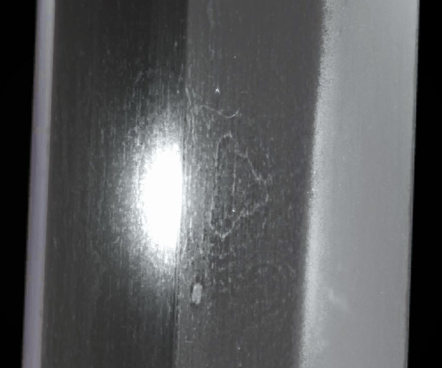 スマートフォンの画面で拡大した名物 松井江の様子