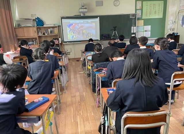 泉大津市立条南小学校での「ミライーね！」実施の様子