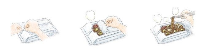 「いただきピロー®」の使用イメージ　©TOPPAN INC.