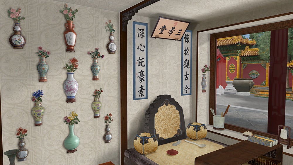 乾隆帝のコレクションが並ぶ「養心殿 三希堂」