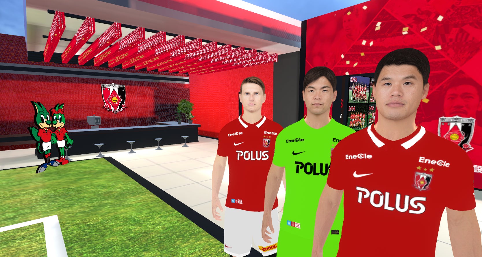 「REDS 030th VIRTUAL FAN WORLD by TOPPAN」のイメージ　© URAWA RED DIAMONDS