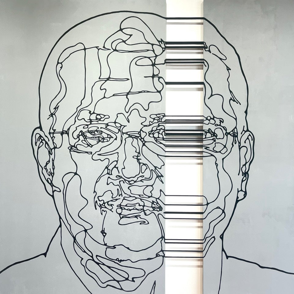 carl, パネル ジェッソ アクリル絵具, 1620×1620mm, 2023