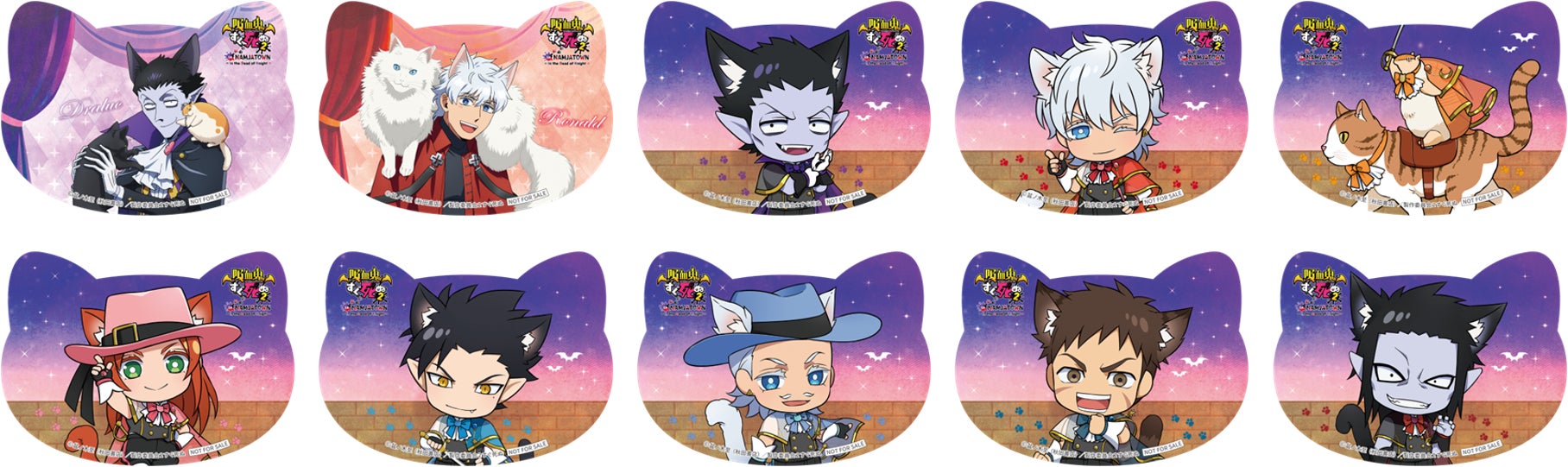 吸血鬼すぐ死ぬ ナンジャタウン アクリルコースター 6種セット ナンジャタウンで初のコラボイベント「吸血鬼すぐ死ぬ2 in