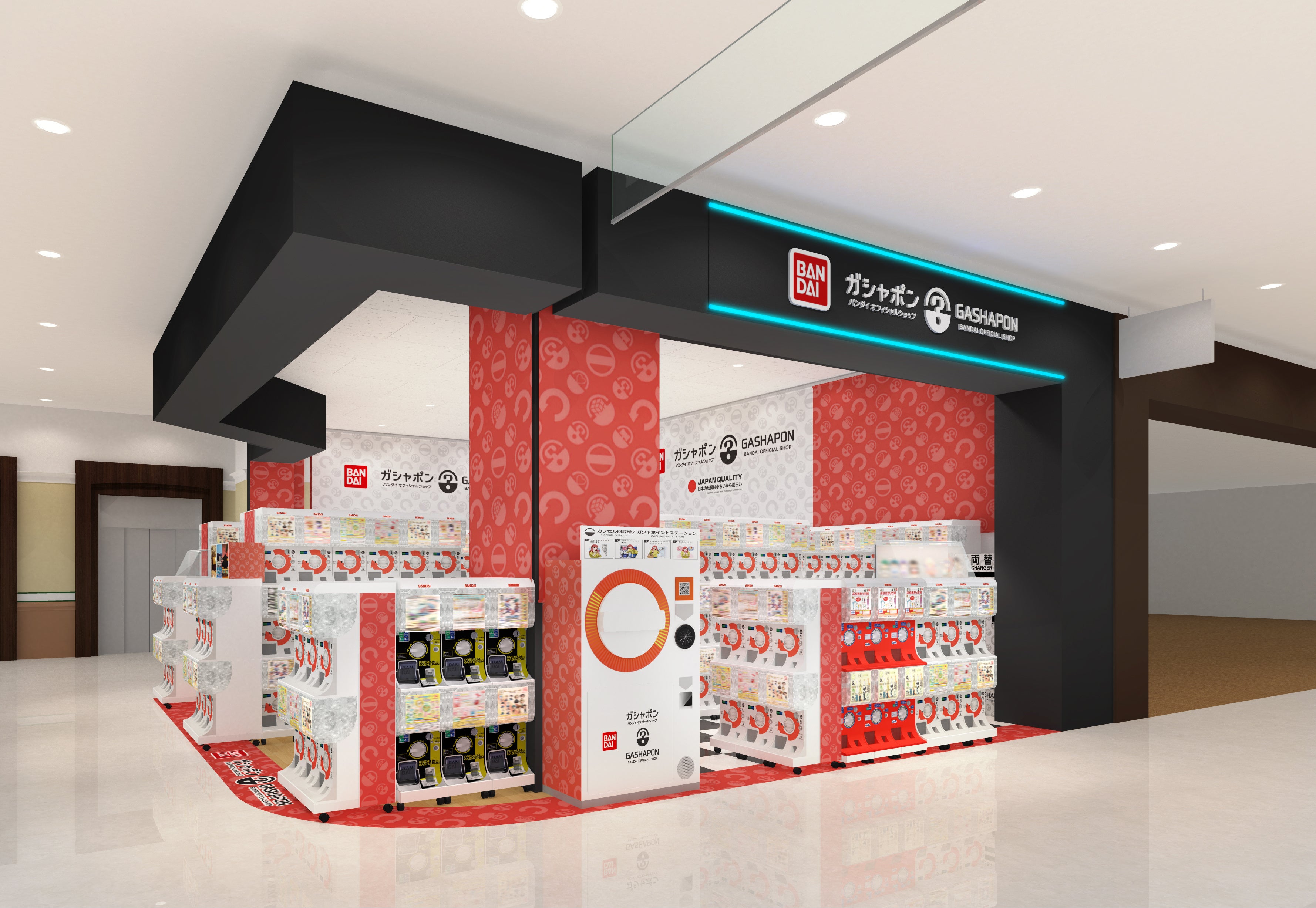 ▲『ガシャポンバンダイオフィシャルショップ』イオン具志川店