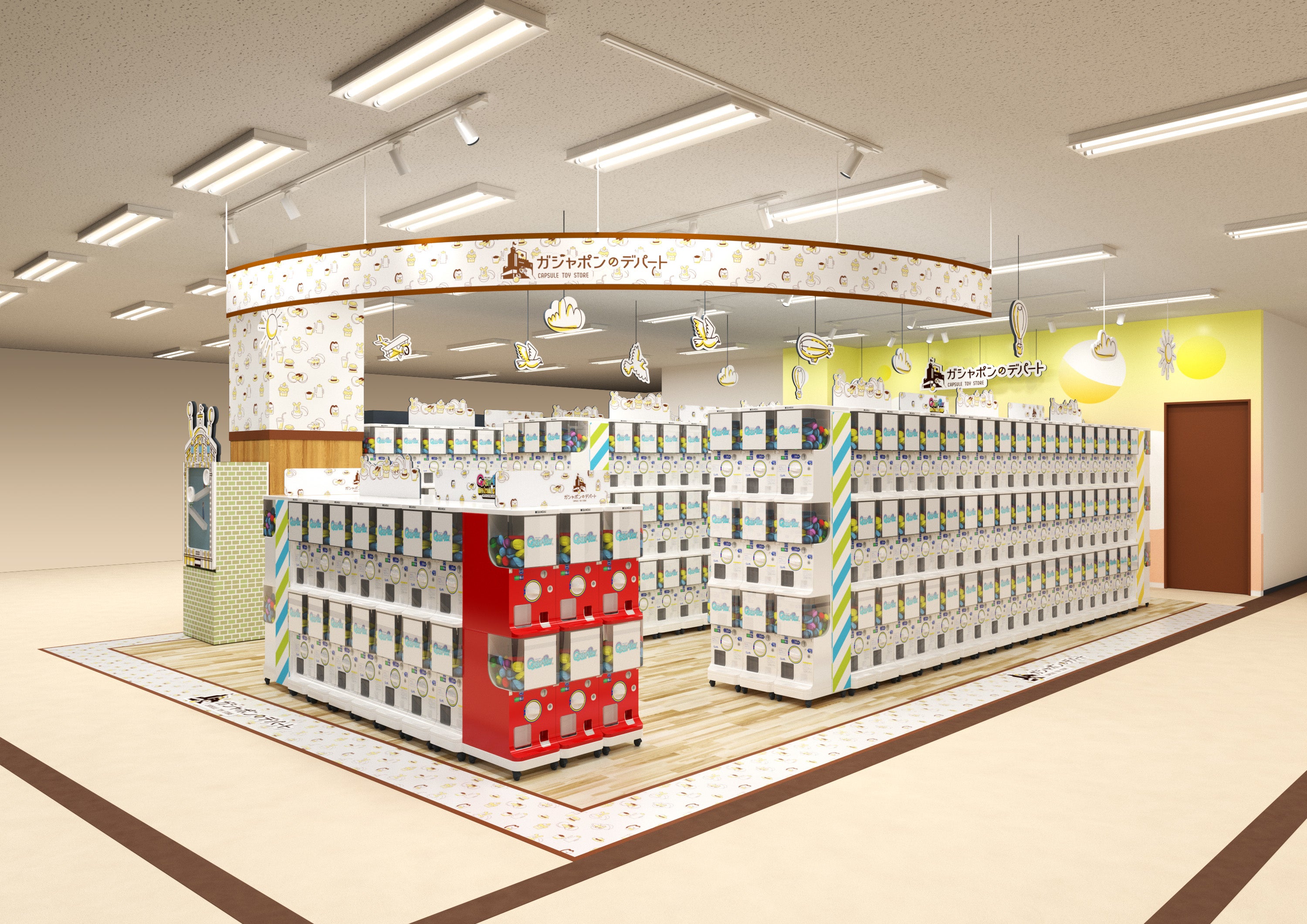 　▲『ガシャポンのデパート』ゆめタウン武雄店