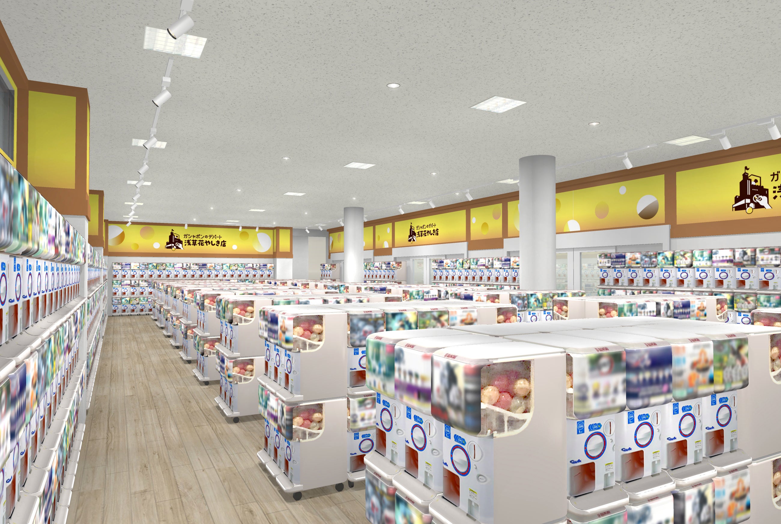 　▲『ガシャポンのデパート』浅草花やしき店