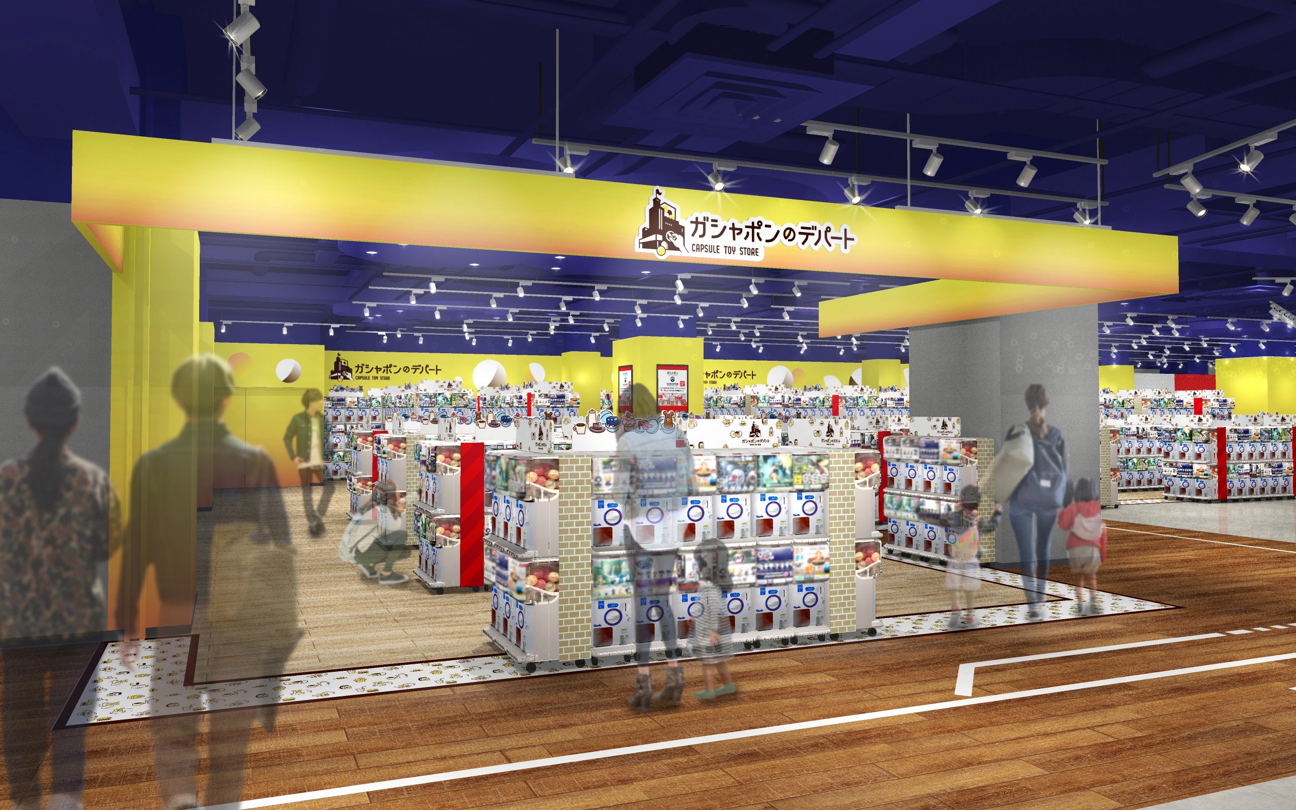 　▲『ガシャポンのデパート』キャナルシティ博多店