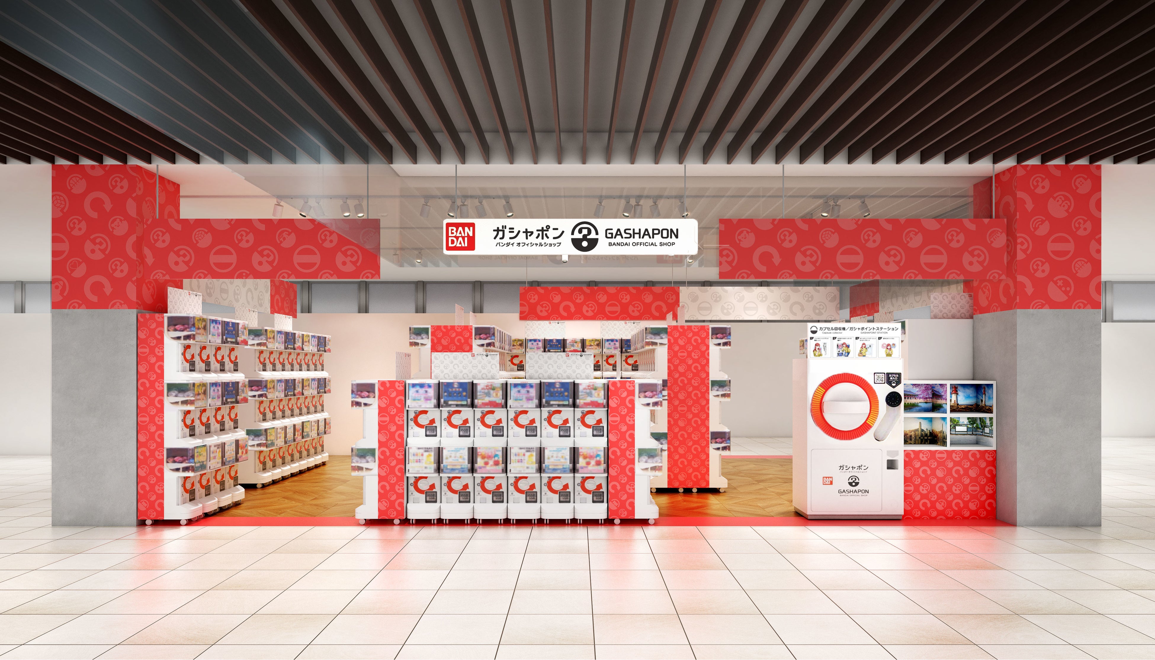 　▲『ガシャポン バンダイオフィシャル』TSUTAYA南古谷店