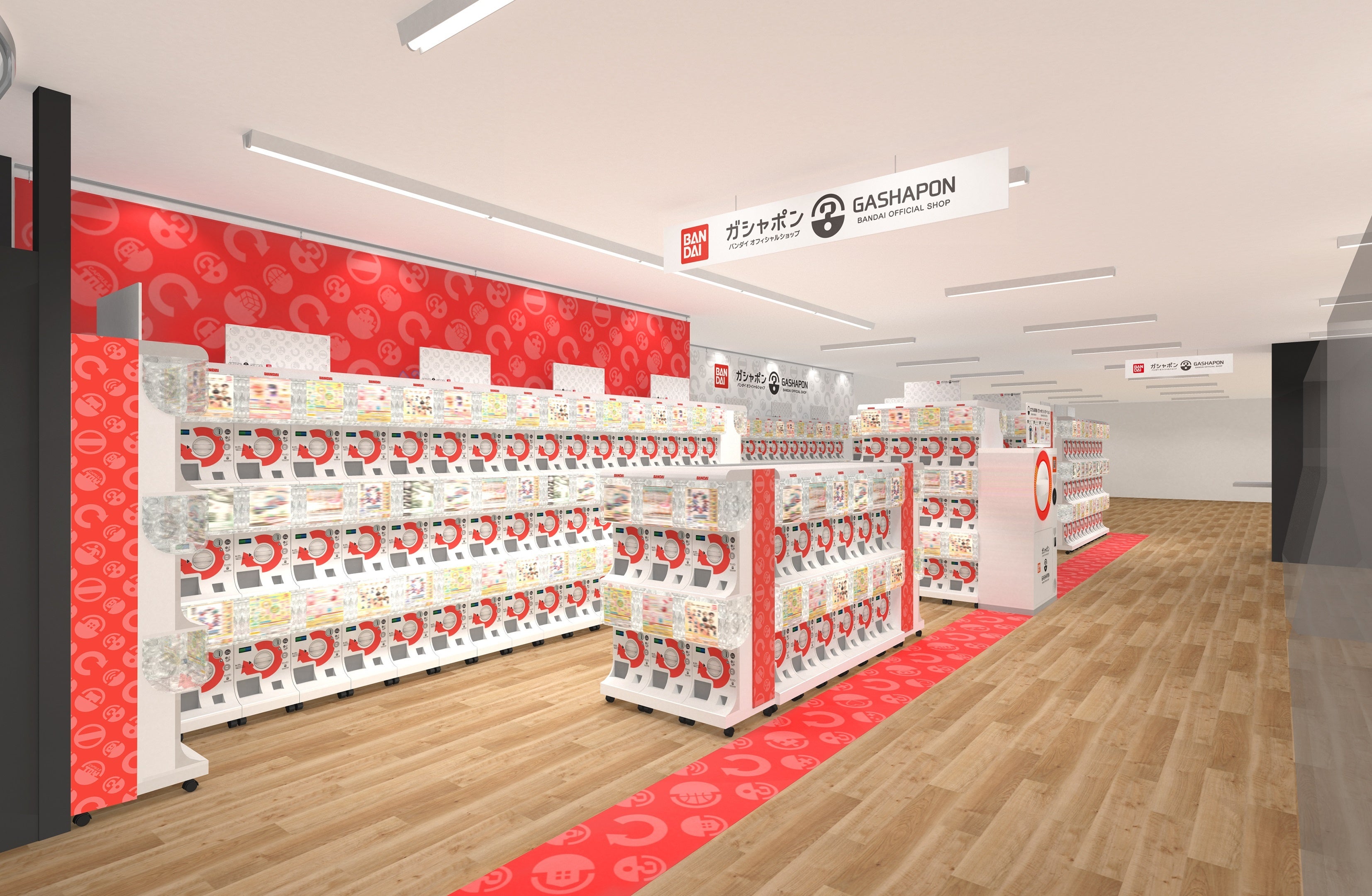 ▲『ガシャポン バンダイオフィシャル』TSUTAYA追浜店