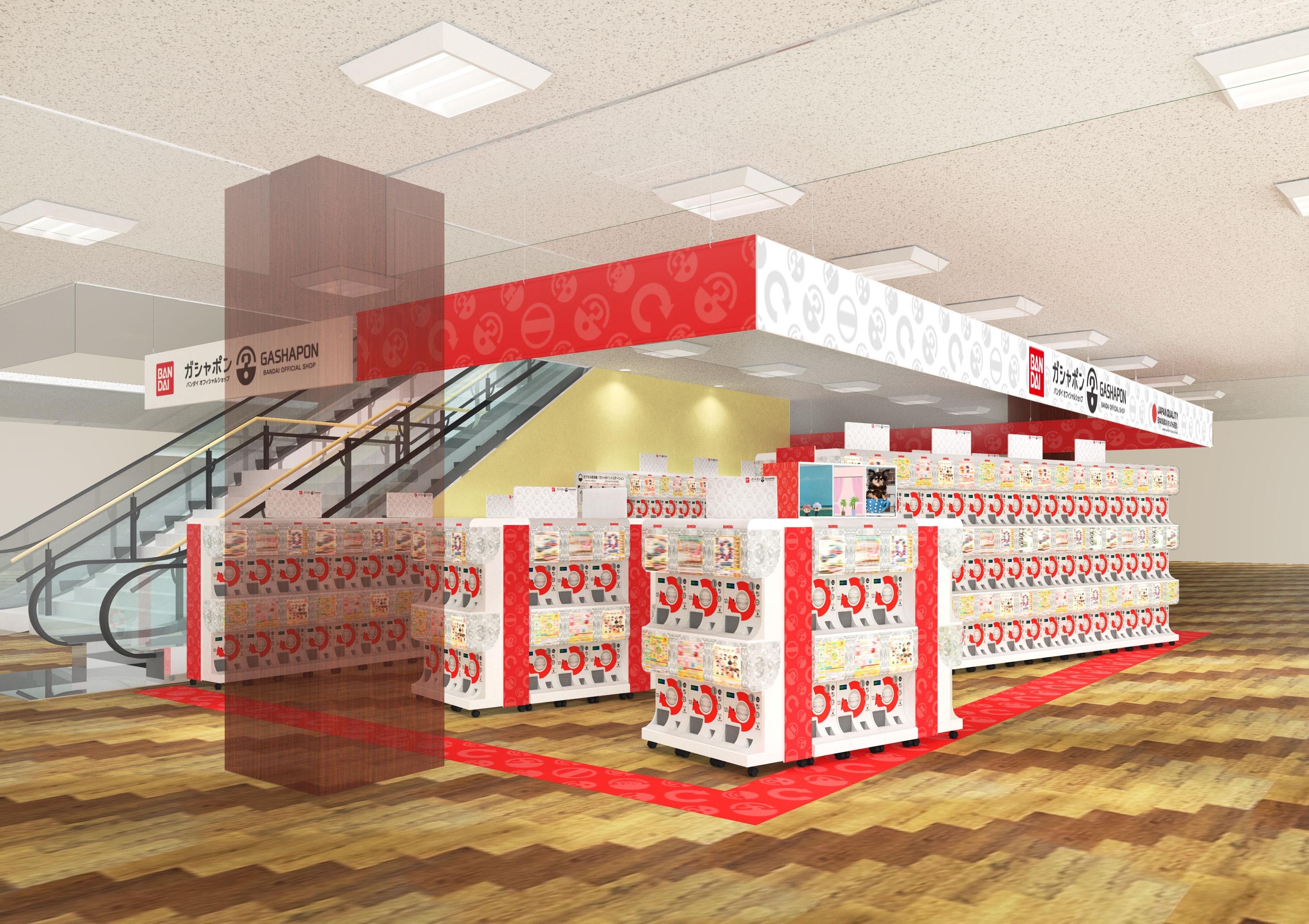 　▲『ガシャポン バンダイオフィシャル』TSUTAYA富山豊田店