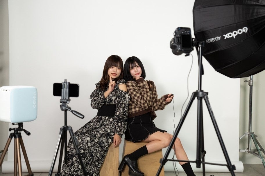 ▲セルフ写真館で思い出の1枚を