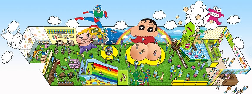 西日本初!「クレヨンしんちゃん」のインドアプレイグラウンド