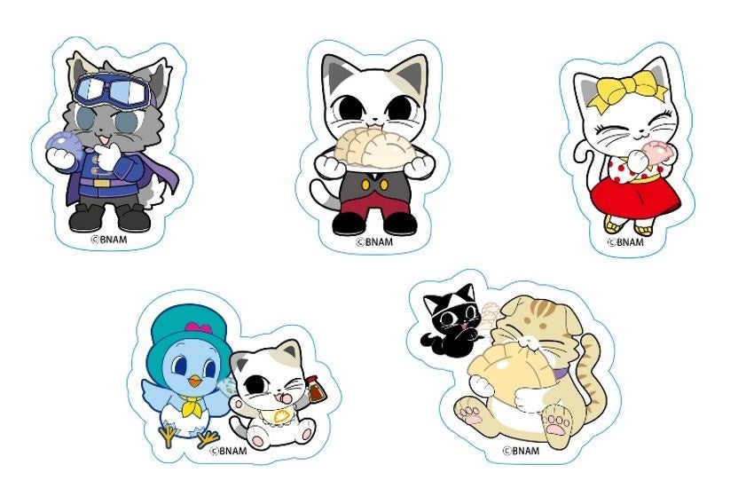 ▲オリジナルフレークシール(5枚入り)