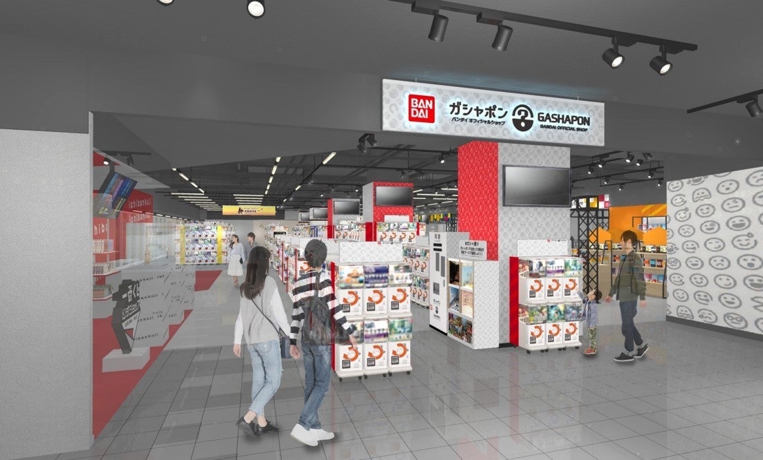 ▲『ガシャポンバンダイオフィシャルショップ』池袋店