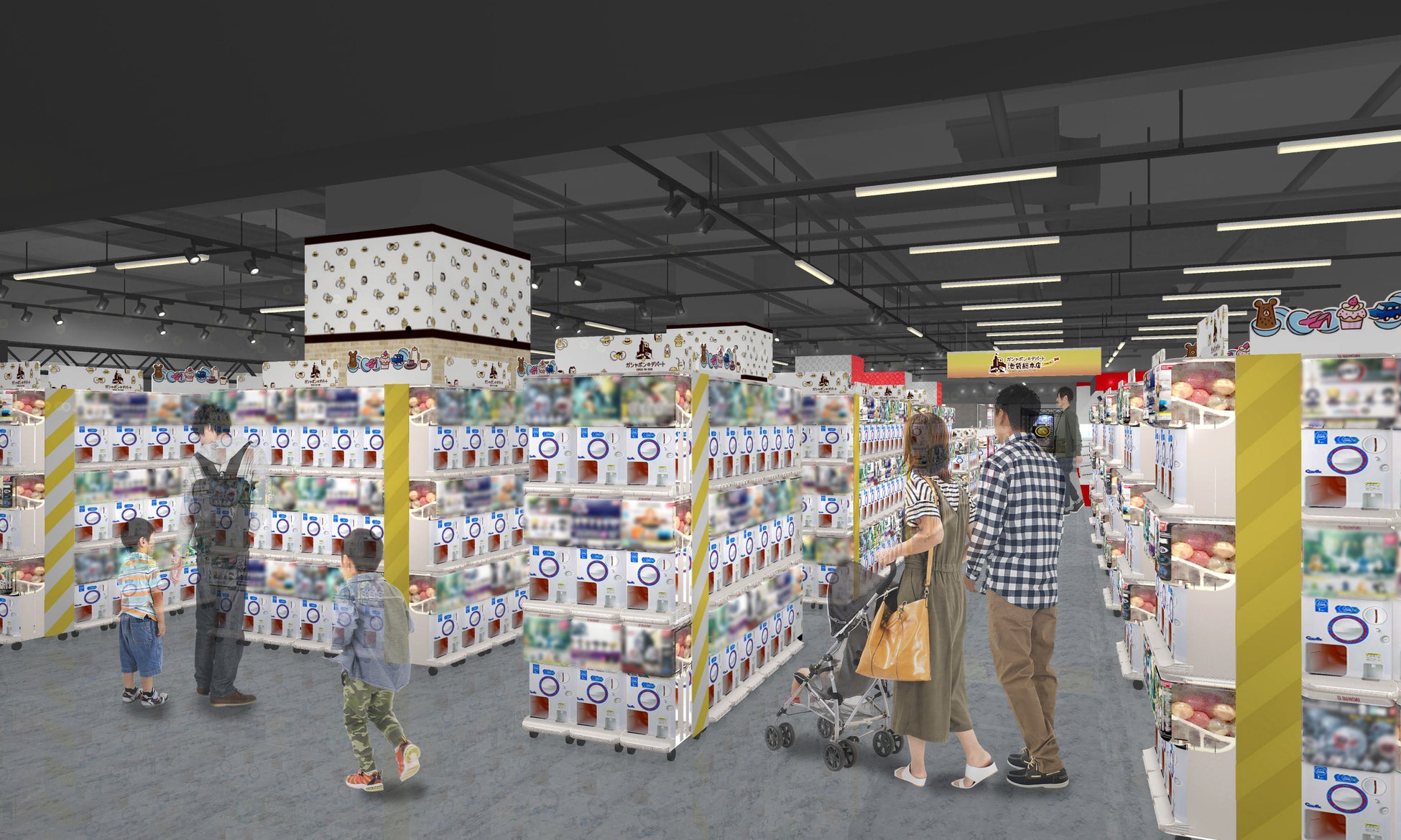 ▲『ガシャポンのデパート』池袋総本店