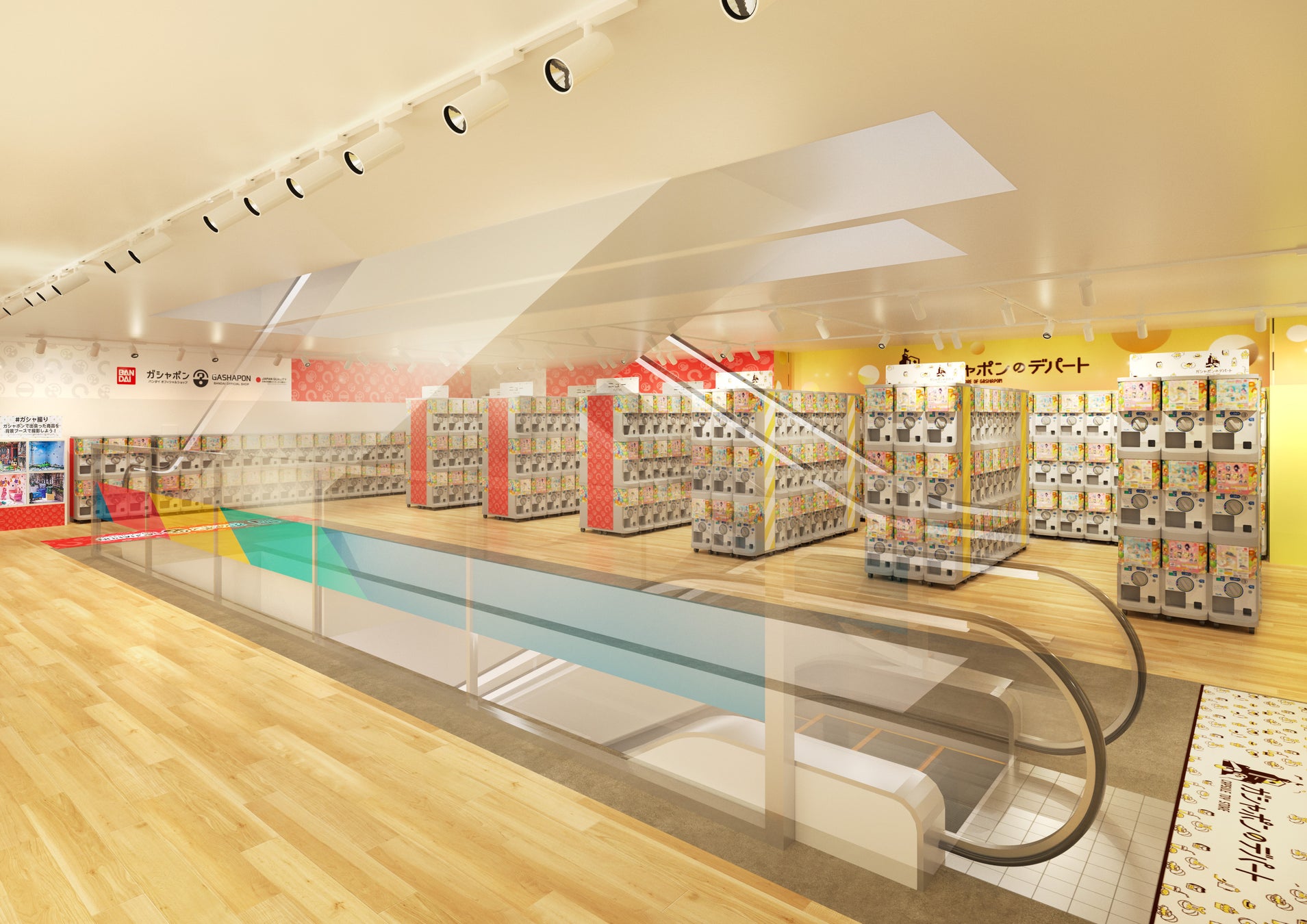 ▲『ガシャポンバンダイオフィシャルショップ』秋葉原店