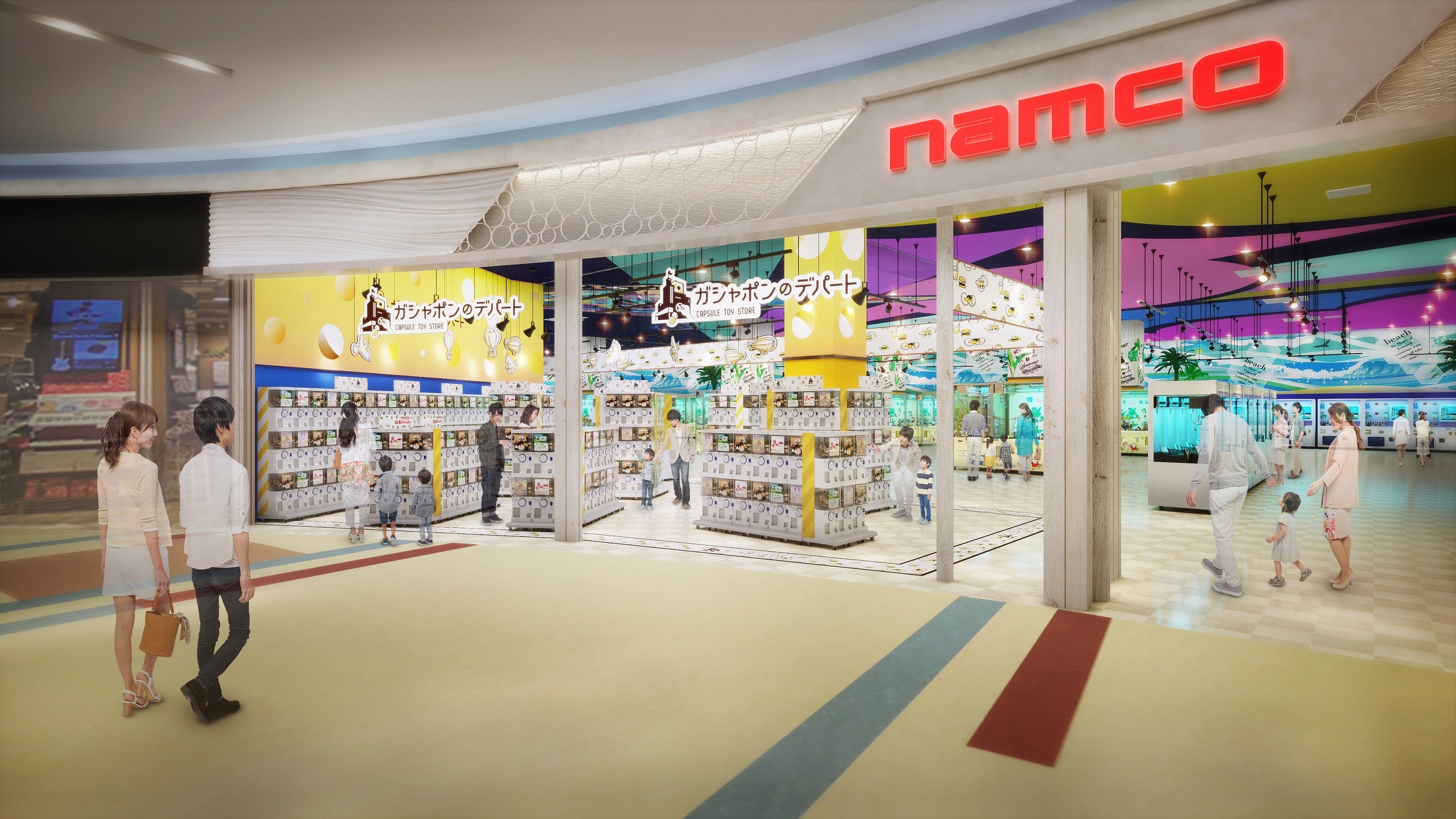 　▲『ガシャポンのデパート』イオンモール八千代緑が丘店