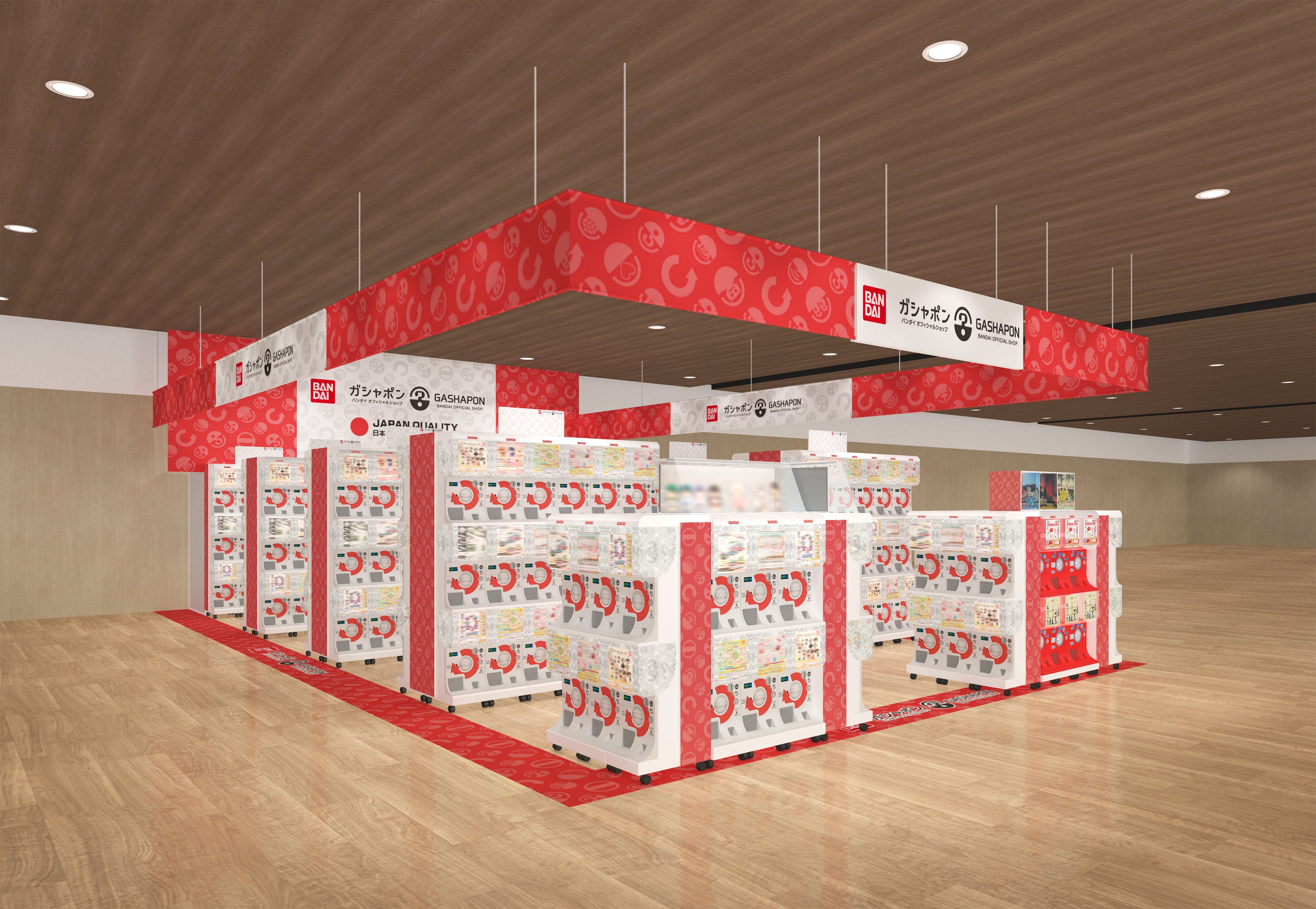 バンダイ公式の「ガシャポン®」大型専門店が、埼玉県東松山市に初登場