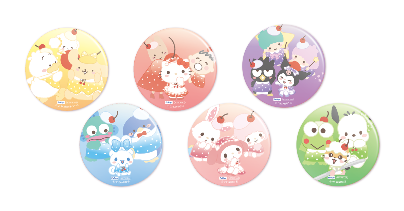 ▲　Ｂ賞　缶バッジ（全6種・ランダム）