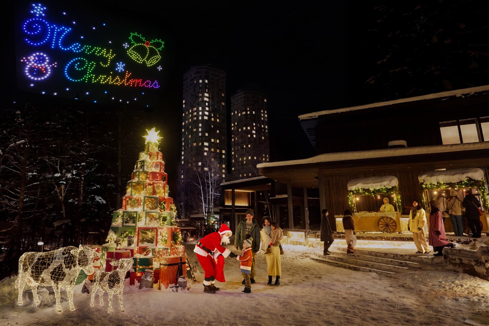 【温泉で過ごすクリスマス】「北天の丘 あばしり湖鶴雅リゾート」でホールケーキ&スパークリングワイン付き宿泊プランを販売