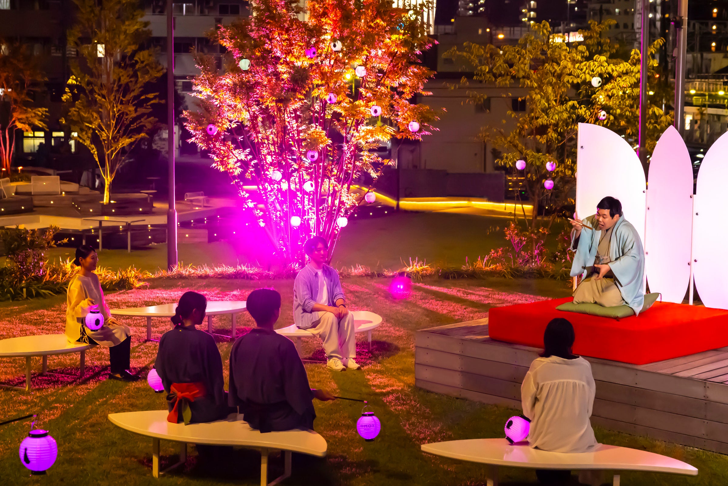 OMO7大阪 by 星野リゾート】春の夜風を感じながら落語でひと笑い！贅沢