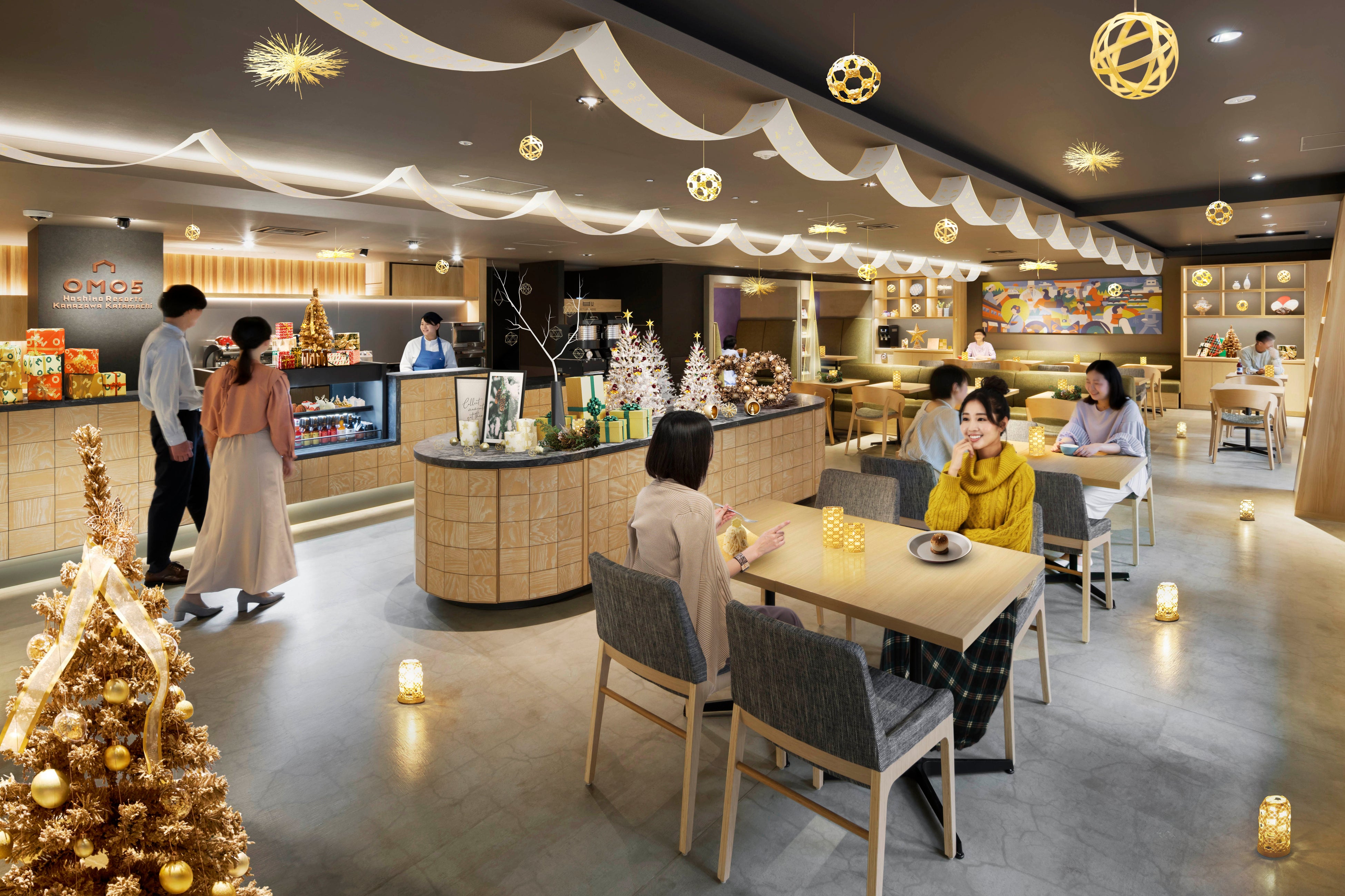 OMO5金沢片町 by 星野リゾート】金沢の伝統工芸品「金箔」をテーマに