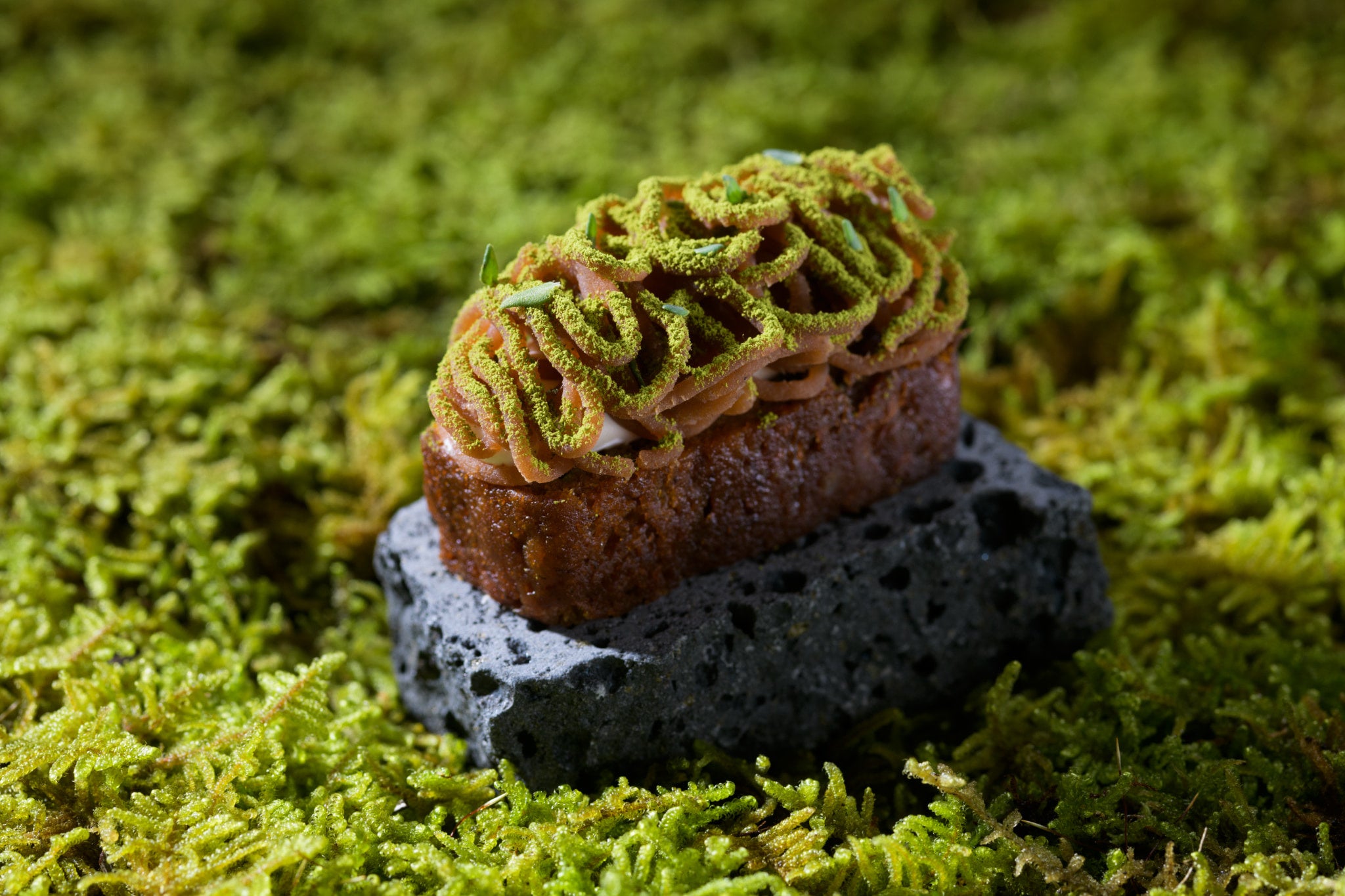 エゾハイゴケをイメージしたパウンドケーキ